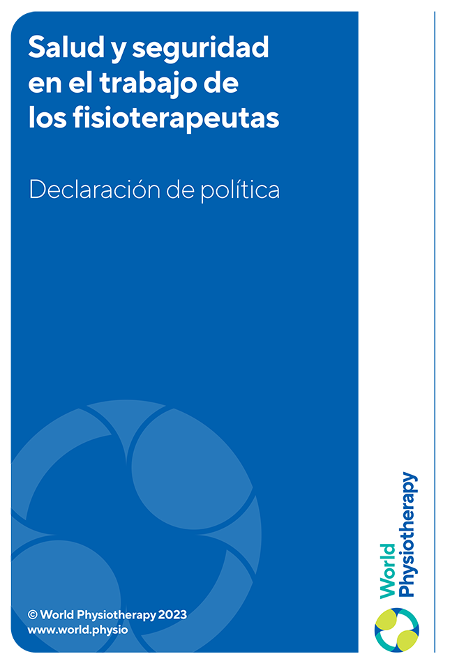 policy statement: : occupational health and safety of physiotherapists (Spanish)