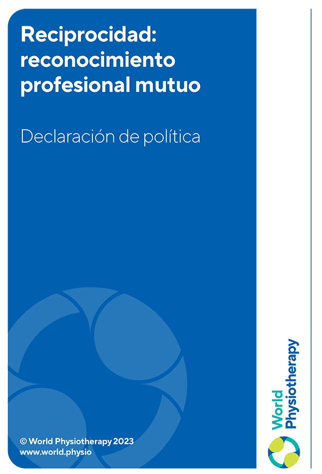 policy statement: reciprocity – mutual professional recognition (Spanish)