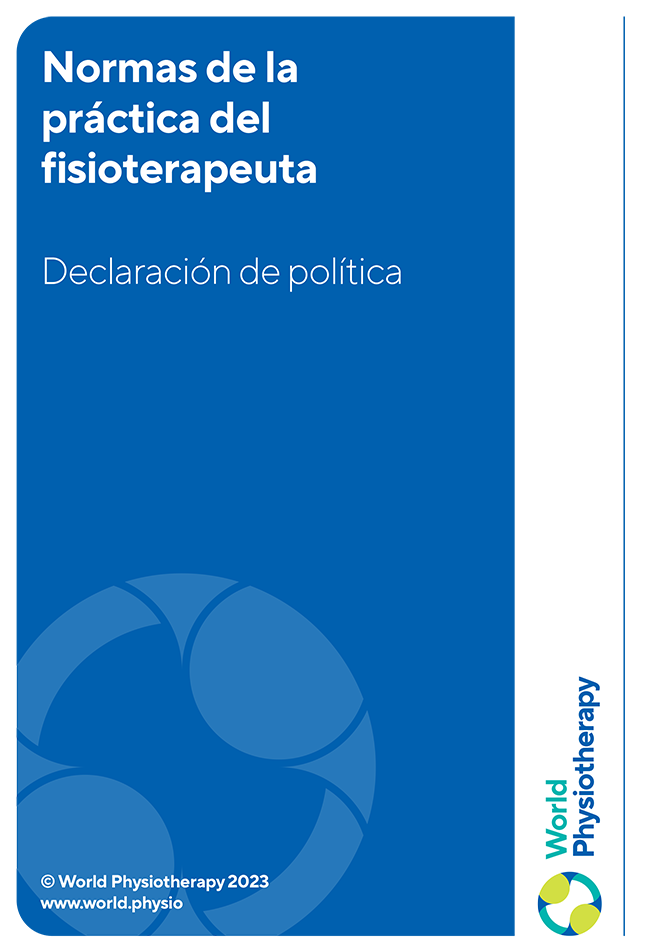 policy statement: standards of physiotherapist practice (Spanish)