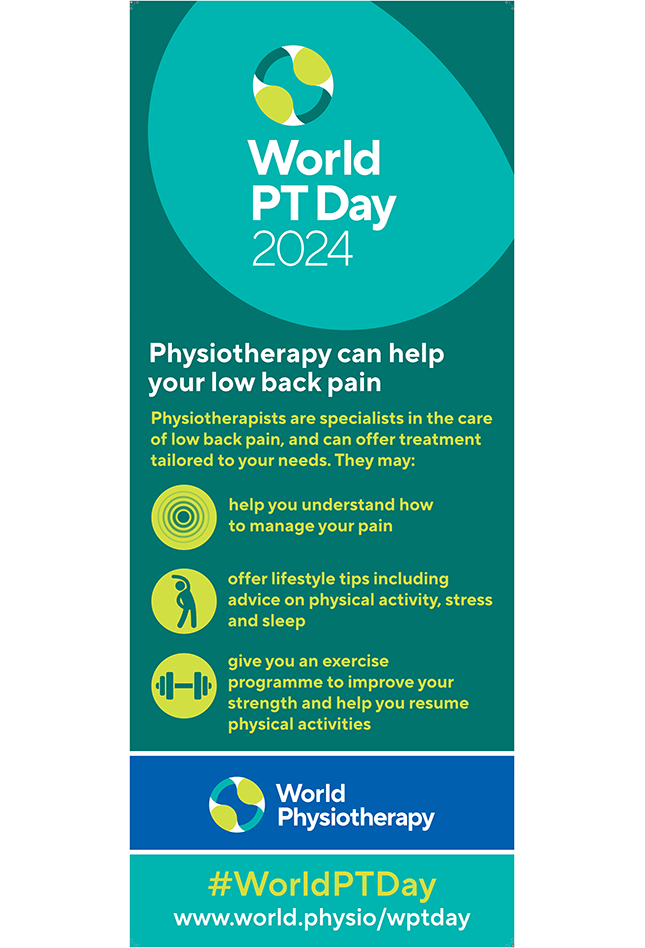 Thumbnail graphic of banner 1 for World PT Day 2024
