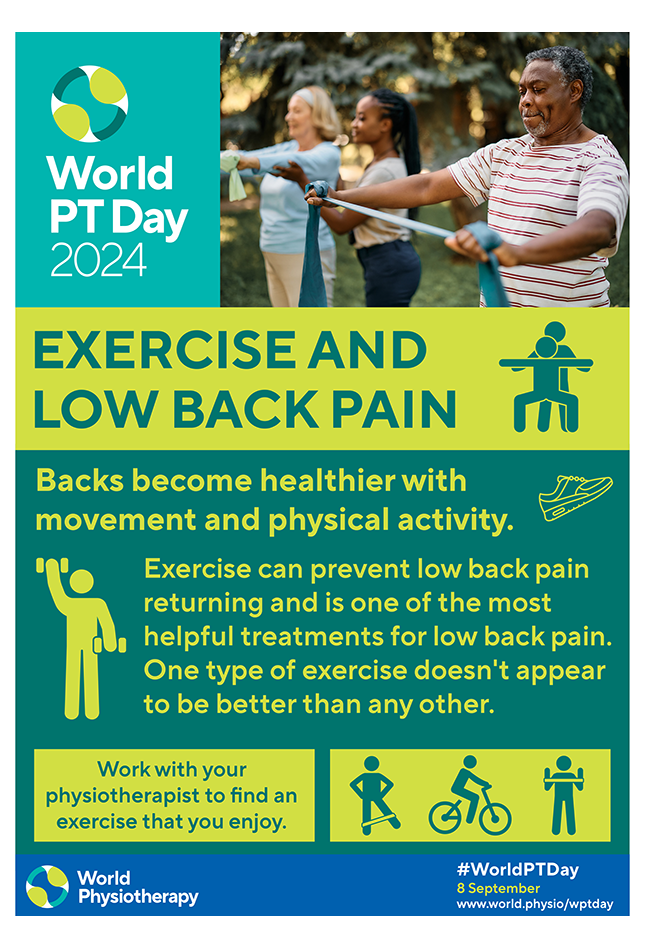 Thumbnail graphic of poster 2 for World PT Day 2024