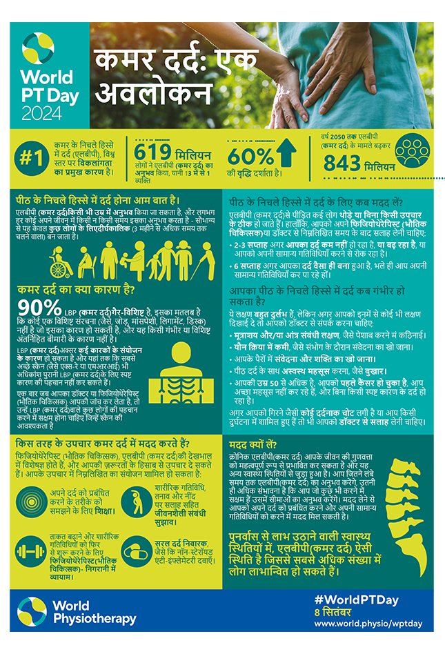 WPTD2024-InfoSheet1-कमर दर्द: एक अवलोकन