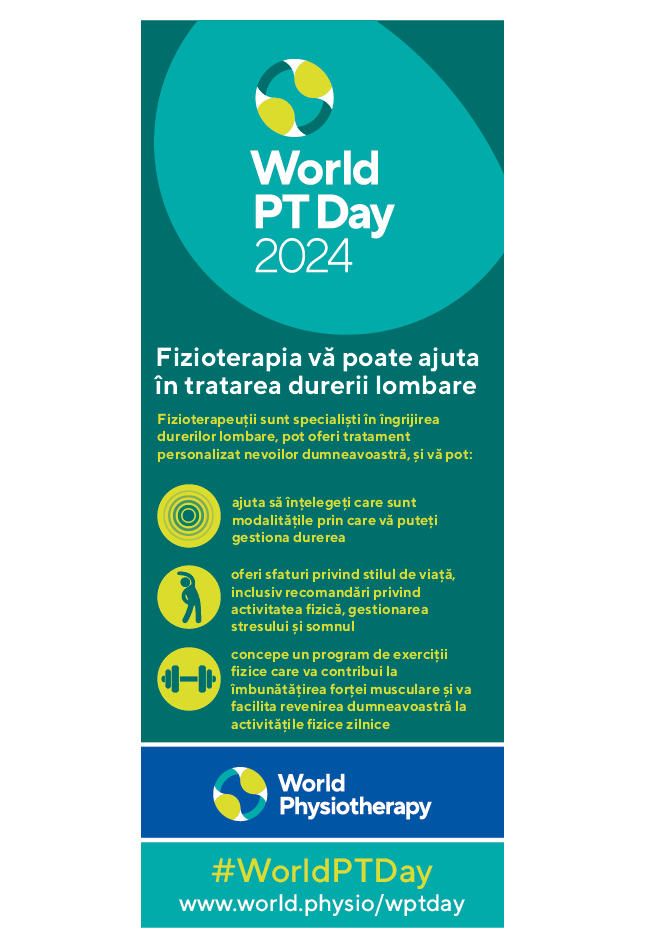 WPTD2024-Rollerbanner1-Fizioterapia vă poate ajuta în tratarea durerii lombare