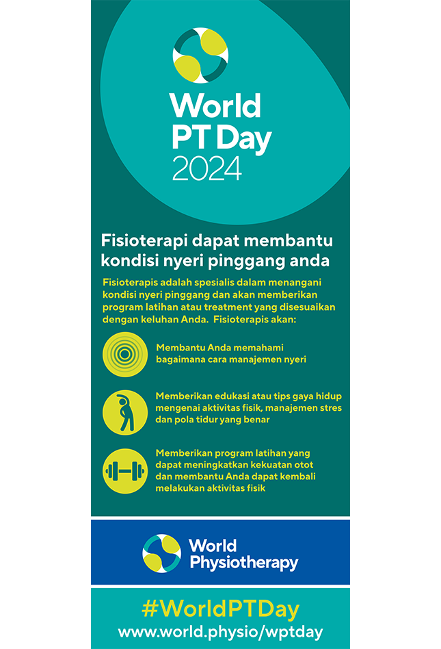 WPTD2024-Rollerbanner1-Fisioterapi dapat membantu kondisi nyeri pinggang anda