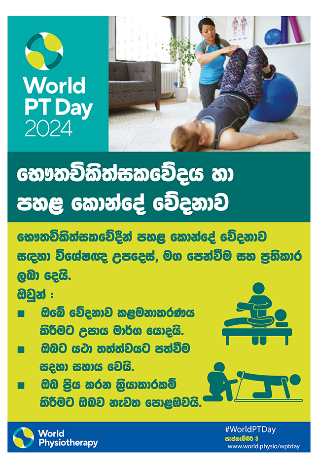 WPTD2024-Poster1-භෞතචිකිත්සකවේදය හා පහළ කොන්දේ වේදනාව