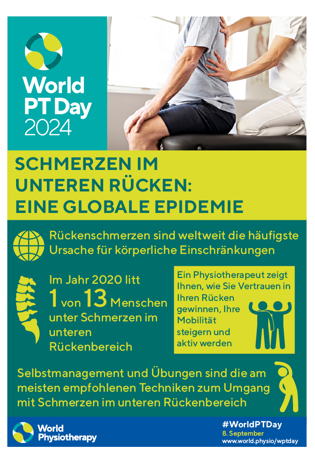 WPTD2024-Poster3-SCHMERZEN IM UNTEREN RÜCKEN: EINE GLOBALE EPIDEMIE