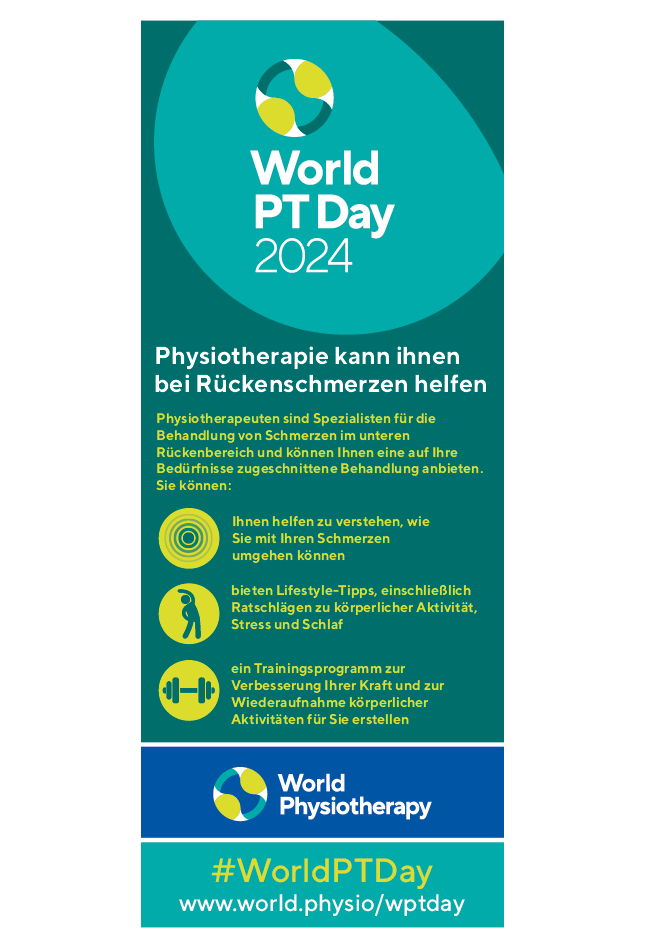 WPTD2024-Rollerbanner1-Physiotherapie kann ihnen bei Rückenschmerzen helfen