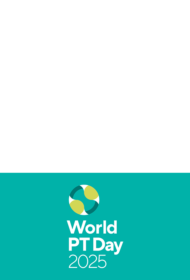 Thumbnail for World PT Day 2025 logo in landscape format