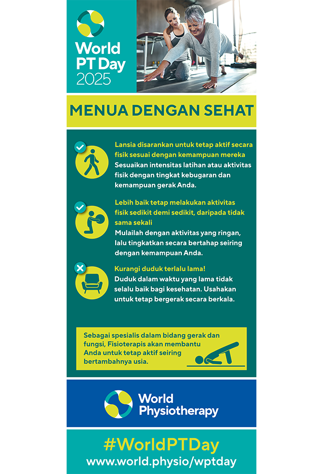 World PT Day 2025 Roller banner 1