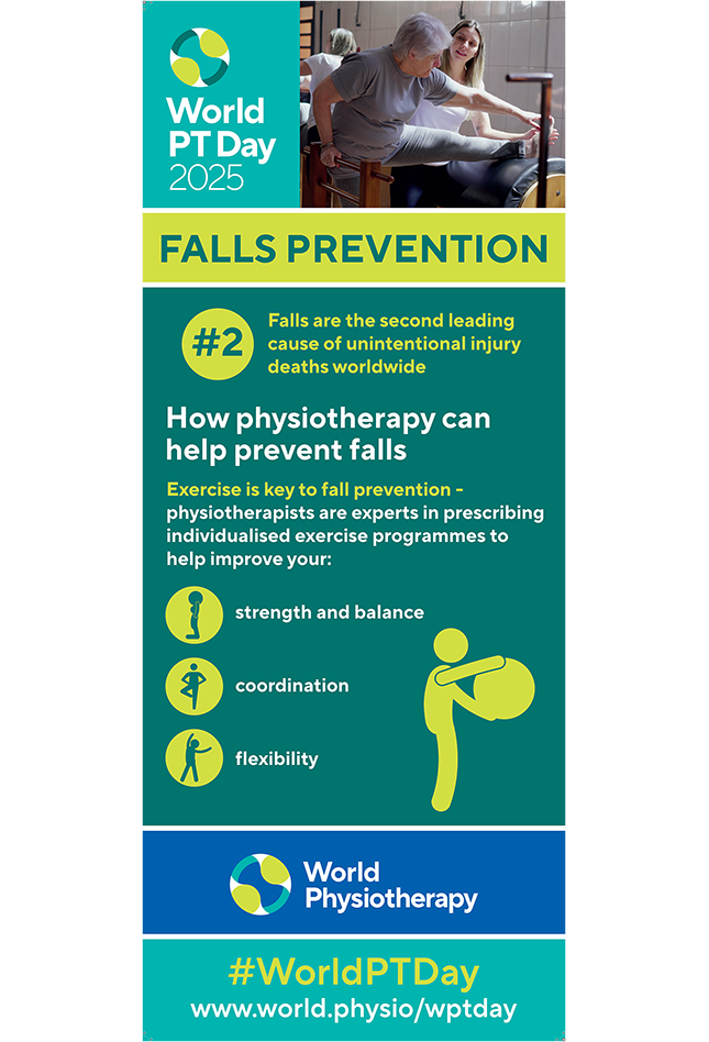 World PT Day 2025 Roller banner 2