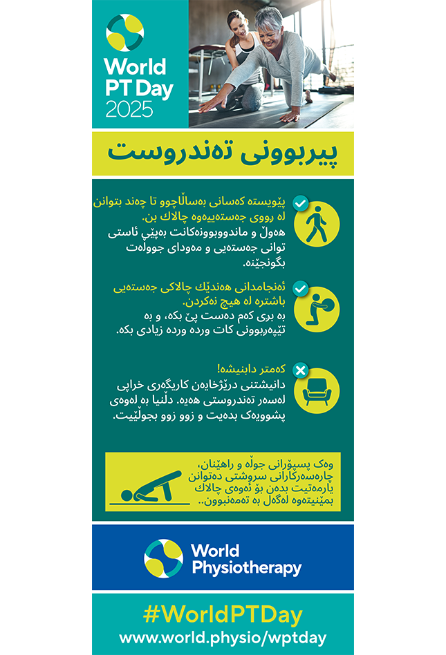 World PT Day 2025 Roller banner 1
