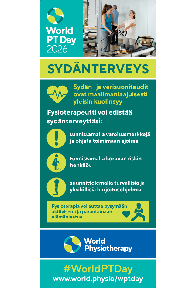 Roller banner 1: SYDÄNTERVEYS