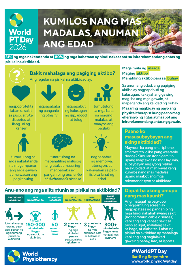 Information sheet 4: Move more, at every age (A4) thumbnail