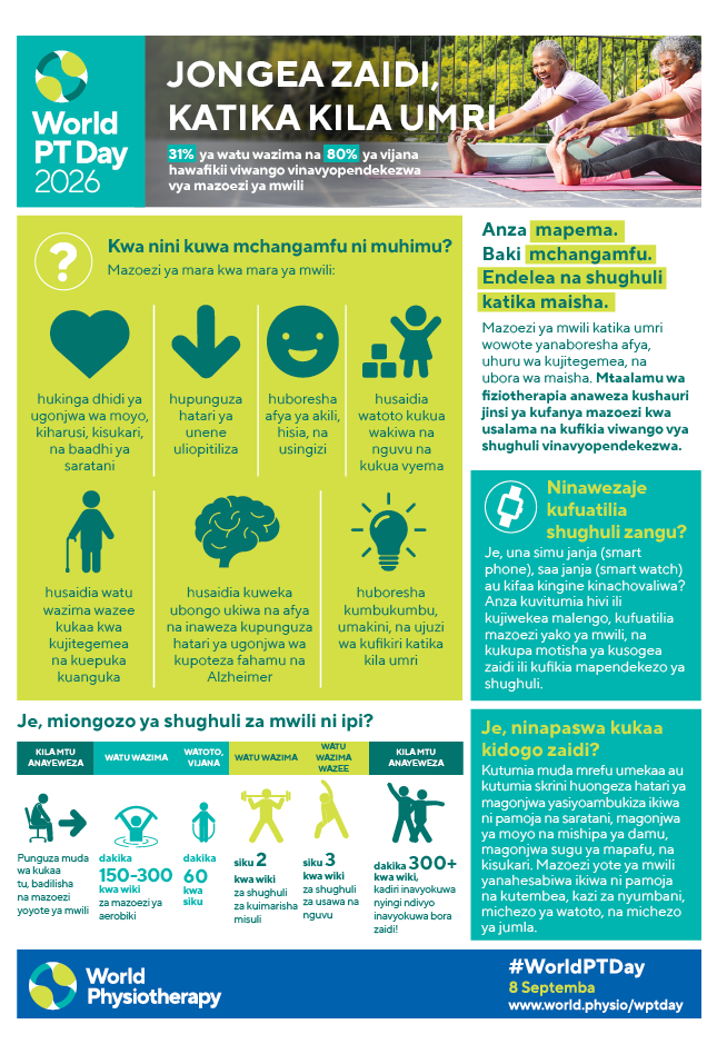 Information sheet 4: Move more, at every age (A4) thumbnail