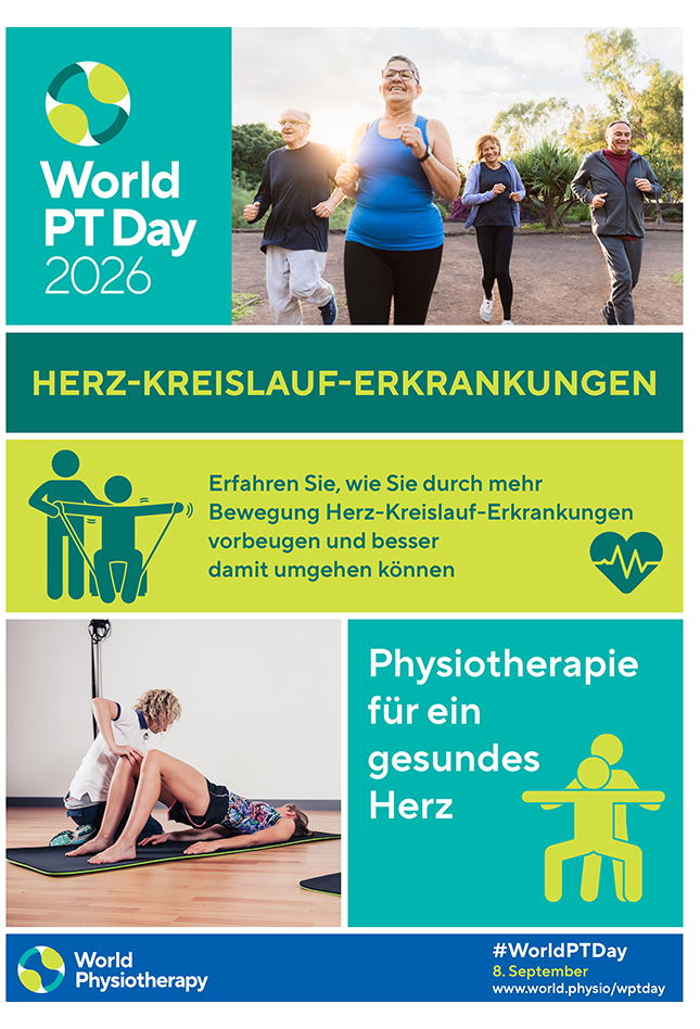 Thumbnail graphic for World PT Day 2026 poster 1 in German