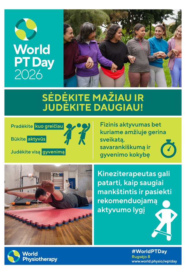Poster 3: SĖDĖKITE MAŽIAU IR JUDĖKITE DAUGIAU! thumbnail