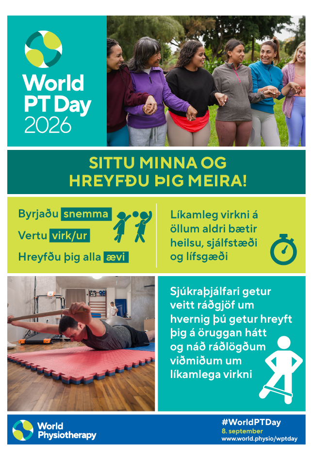 Poster 3: SITTU MINNA OG HREYFÐU ÞIG MEIRA! thumbnail