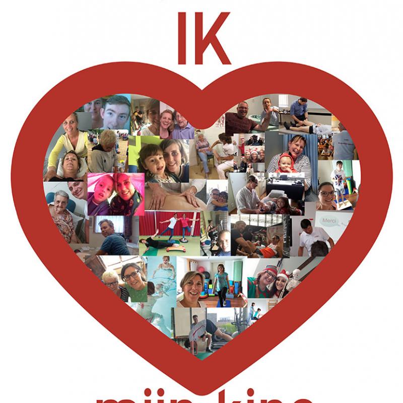 Photograph showing a celebration held in Belgium to mark World PT Day 2018