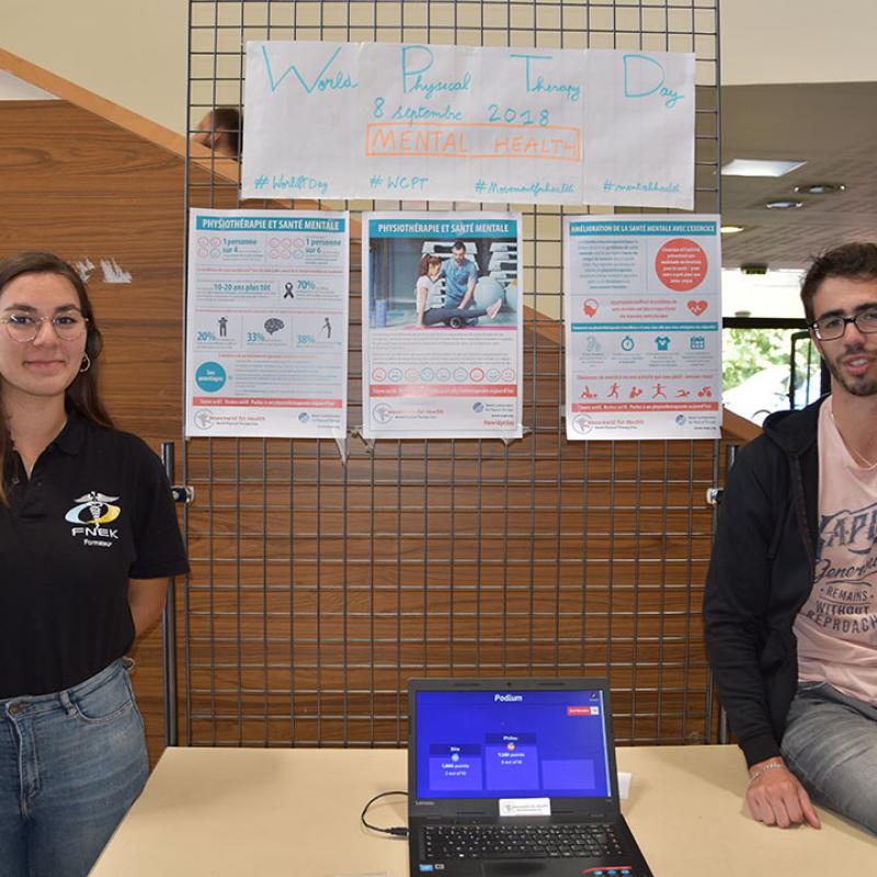 Photograph of World PT Day 2018 celebration in France