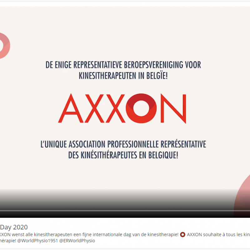 Still from video produced by Axxon to mark World PT Day 2020