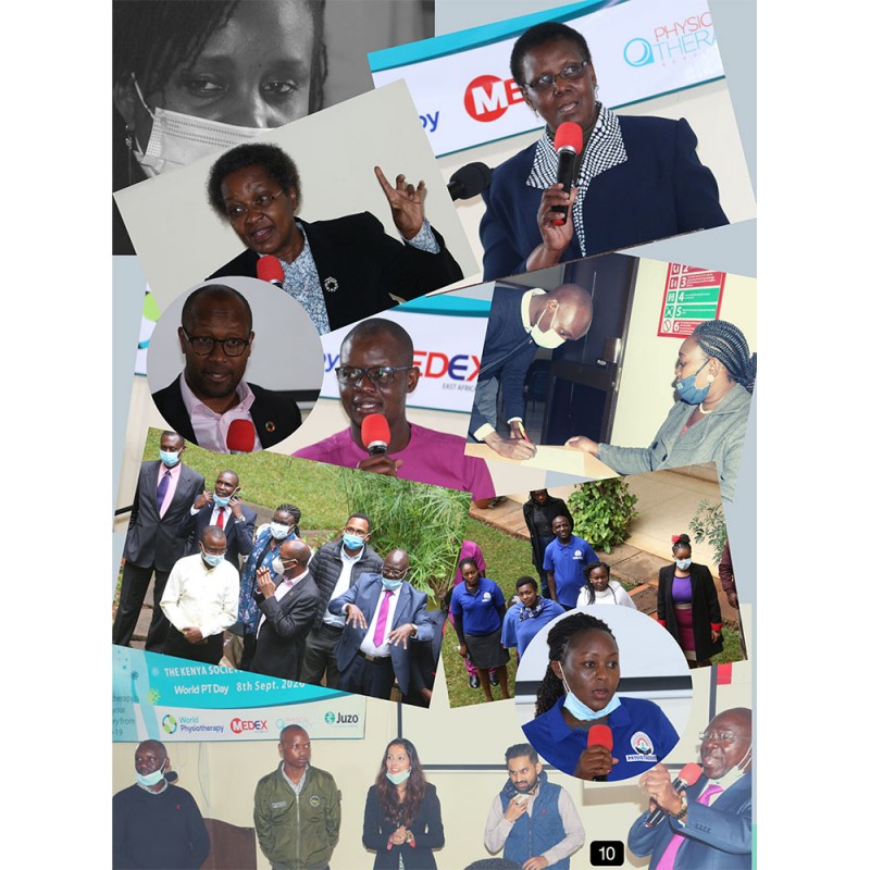 Kolase foto acara Hari PT Sedunia 2020 di Kenya