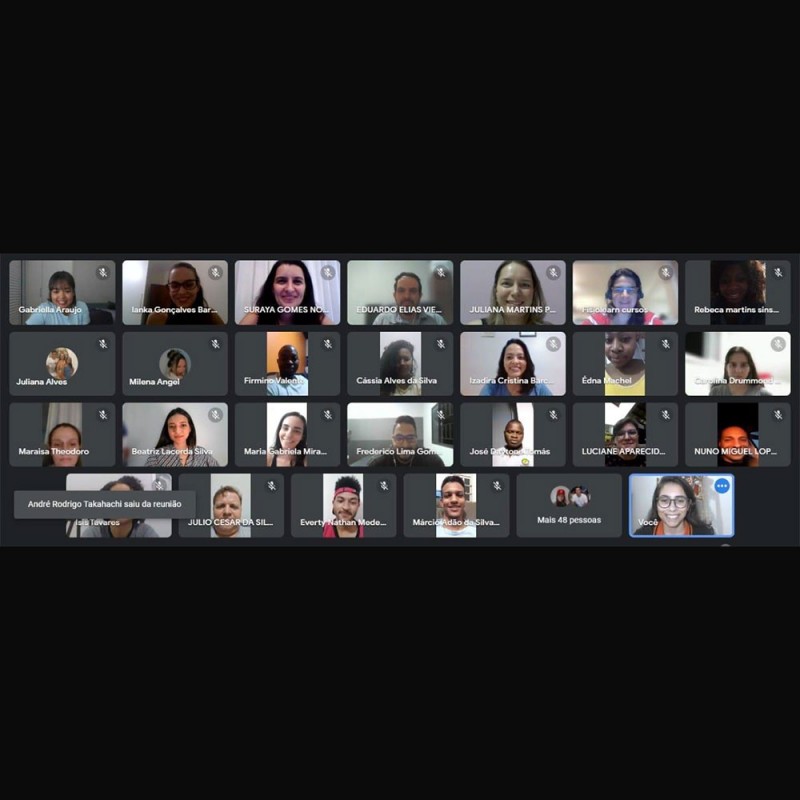 Image of webinar held in Brazil to mark World PT Day 2021