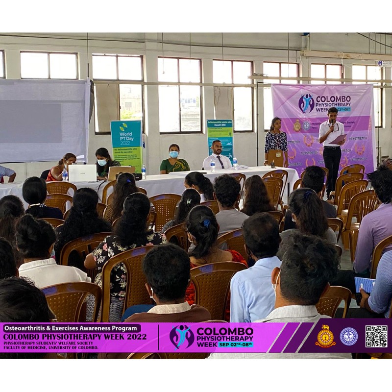 World PT Day 2022 activities in Sri Lanka