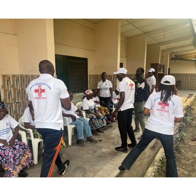 Photo showing activities held for World PT Day 2025 in Congo (Democratic Republic)