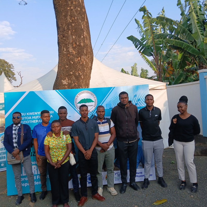 Photo showing activities held for World PT Day 2025 in the Tanzania