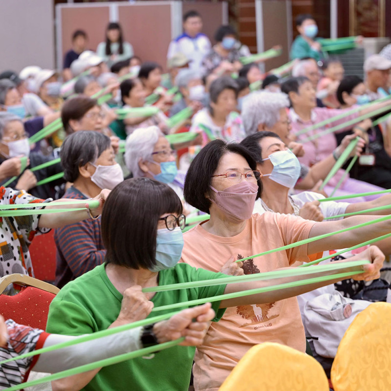 Photo showing activities held to mark World PT Day 2026 in Hong Kong
