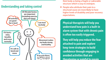Thumbnail graphic of Infographic 3: Taking control of pain in English