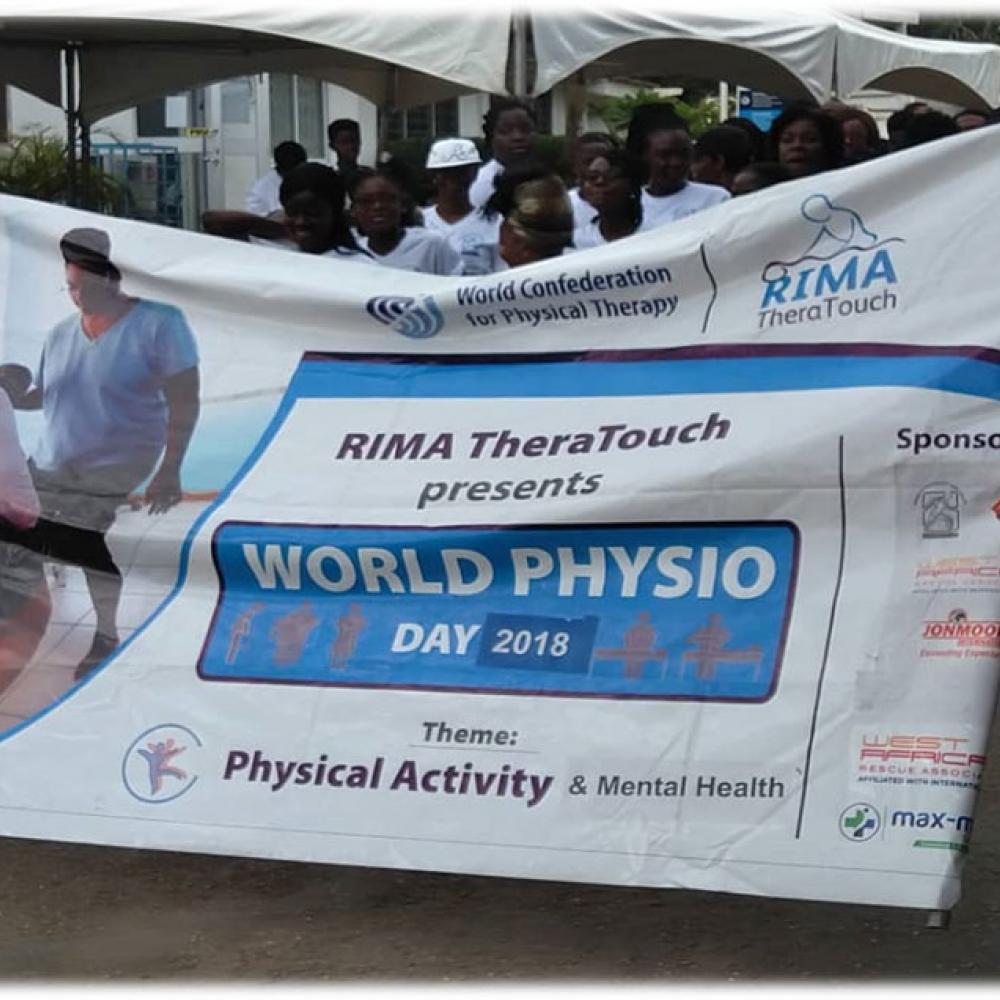 Photograph of World PT Day 2018 celebration in Ghana