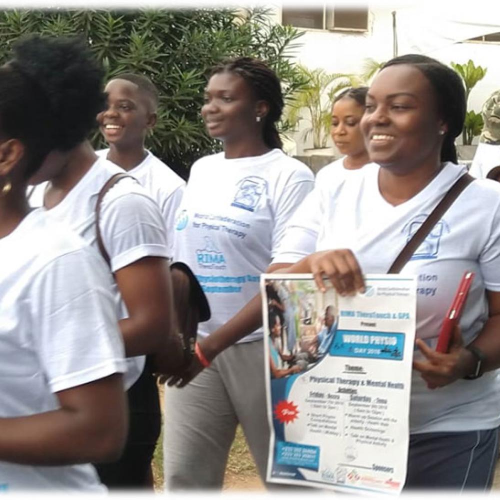Photograph of World PT Day 2018 celebration in Ghana