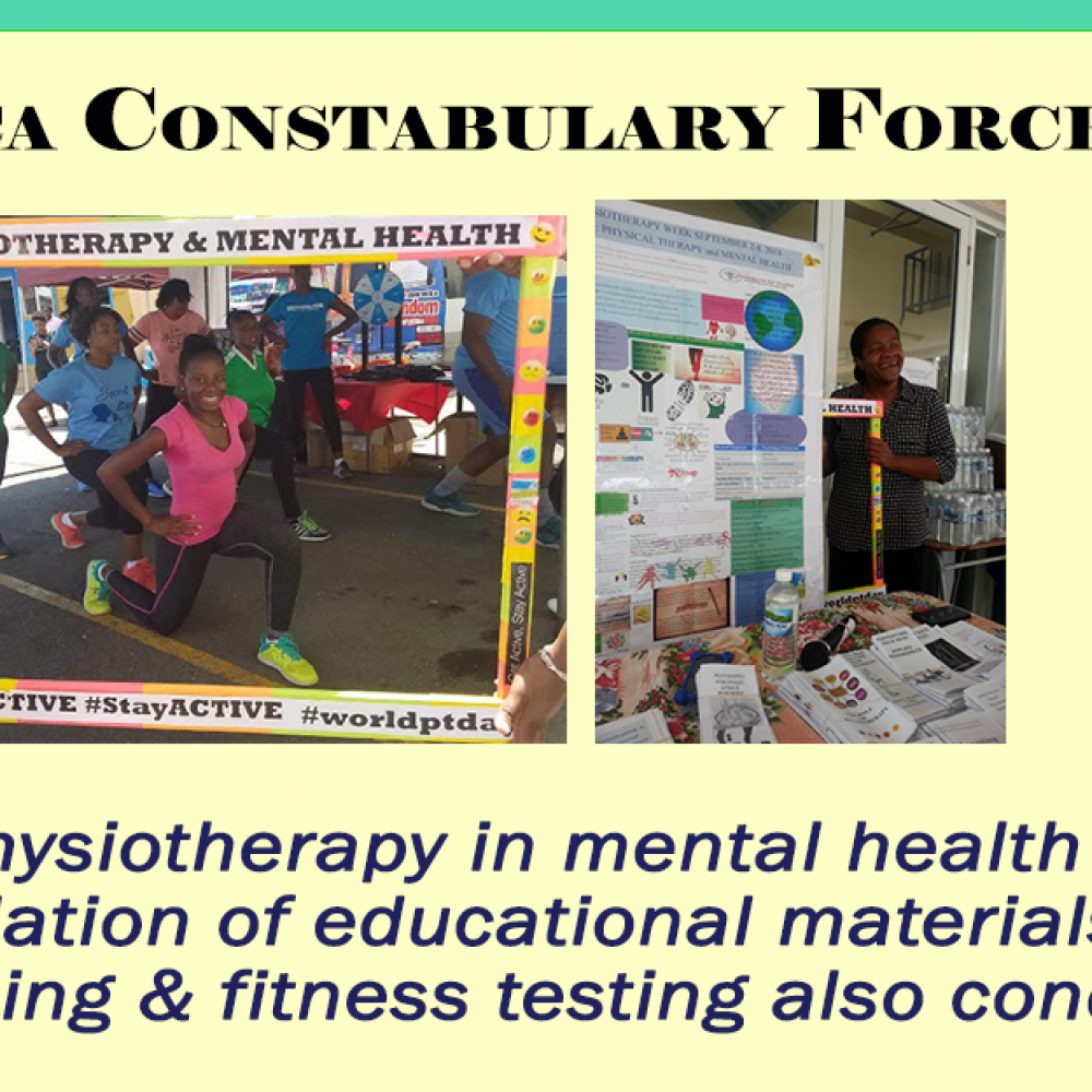 Photograph of World PT Day 2018 celebration in Jamaica