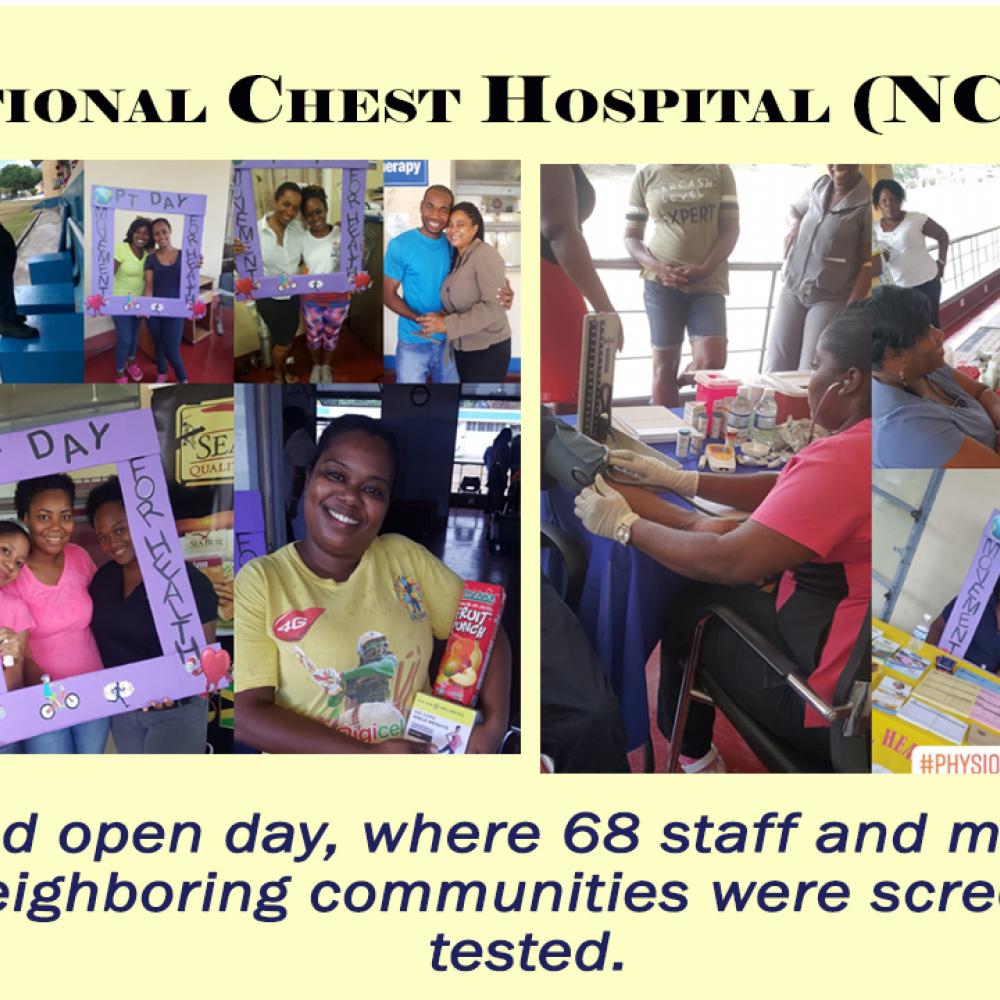 Photograph of World PT Day 2018 celebration in Jamaica