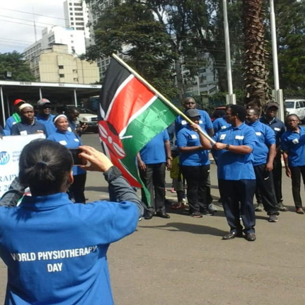 Photograph of World PT Day 2018 celebration in Kenya