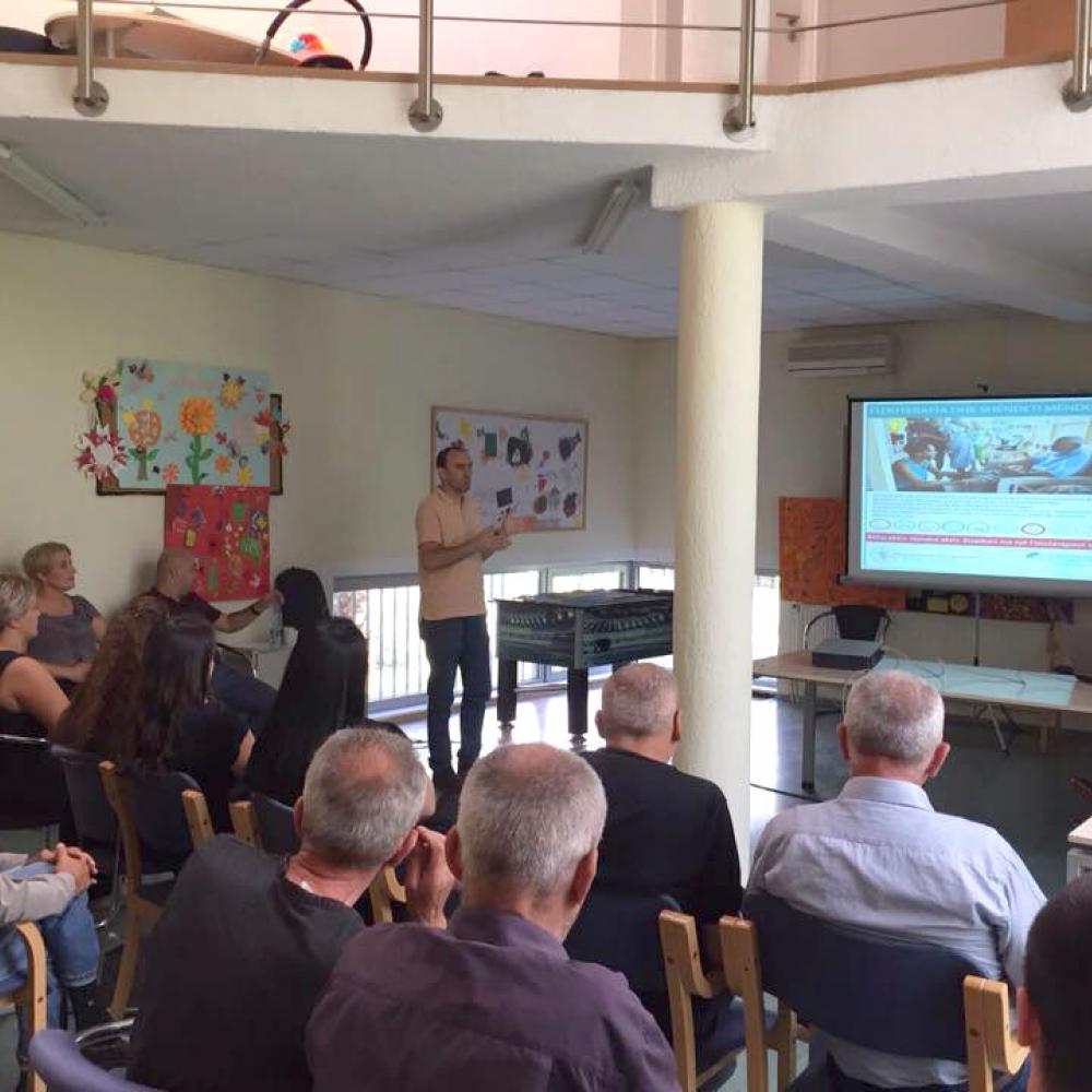 Photograph of World PT Day 2018 celebration in Kosovo