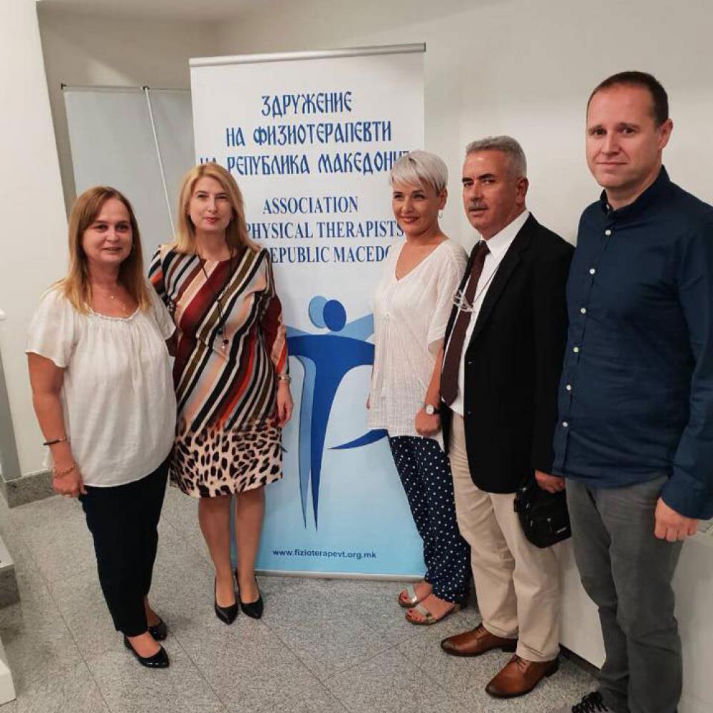 Photograph of World PT Day 2018 celebration in Macedonia