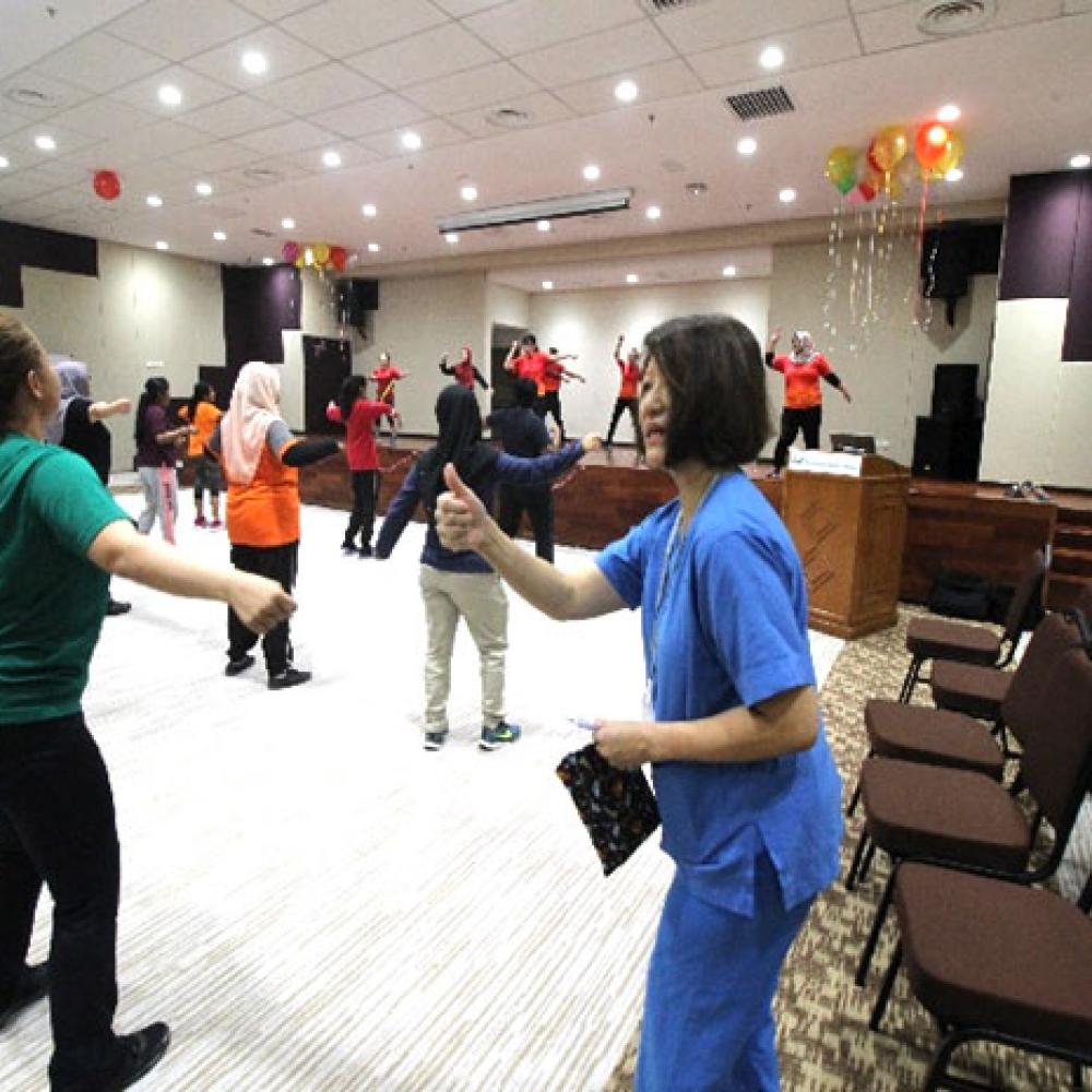 Photograph of World PT Day 2018 celebration in Malaysia