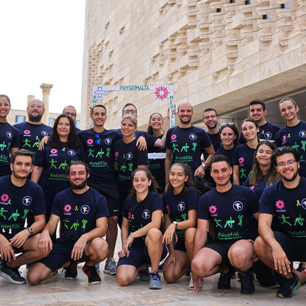 Photograph of World PT Day 2018 celebration in Malta