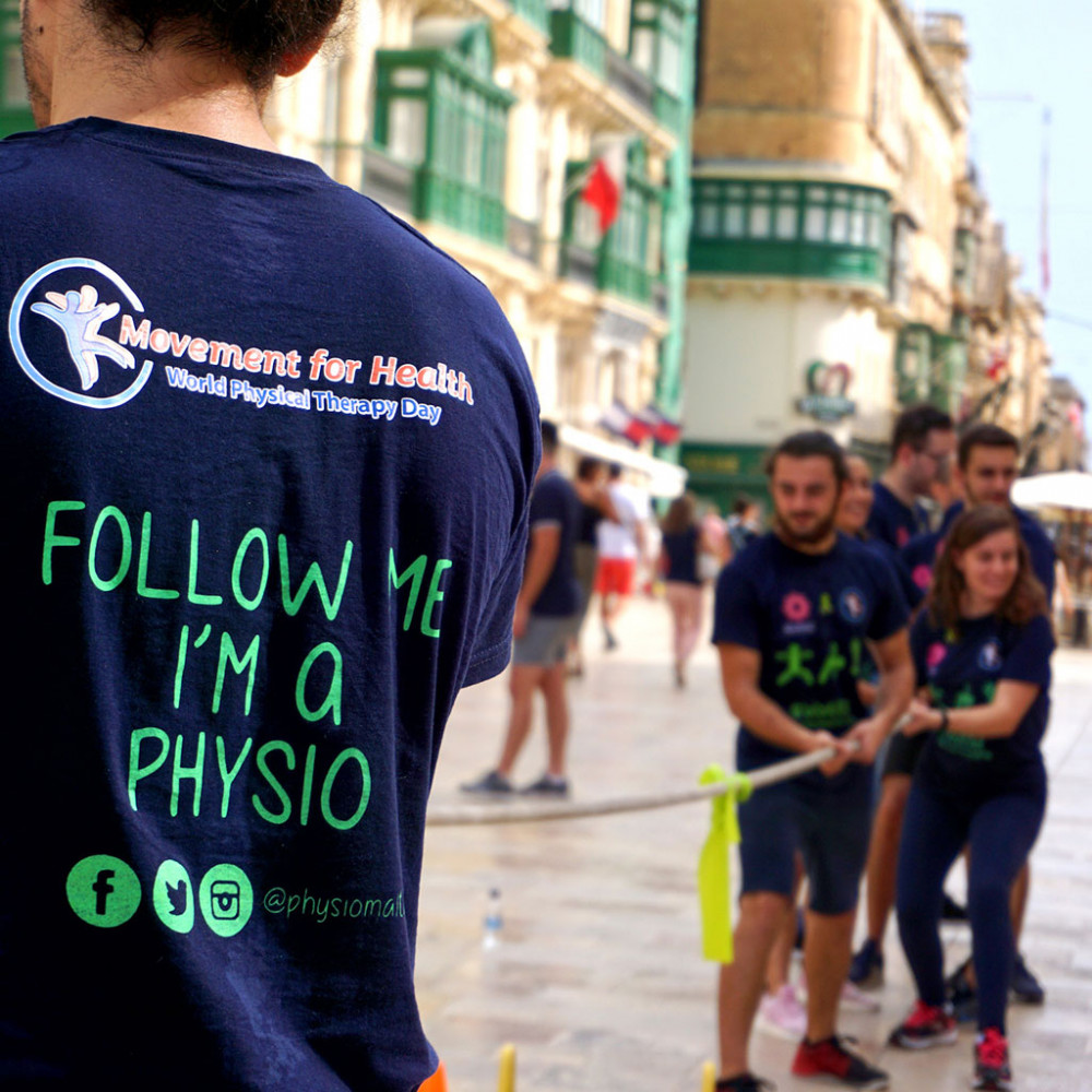 Photograph of World PT Day 2018 celebration in Malta