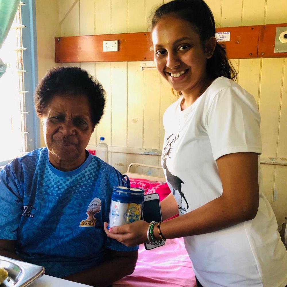 Photograph showing a celebration held in Fiji to mark World PT Day 2019