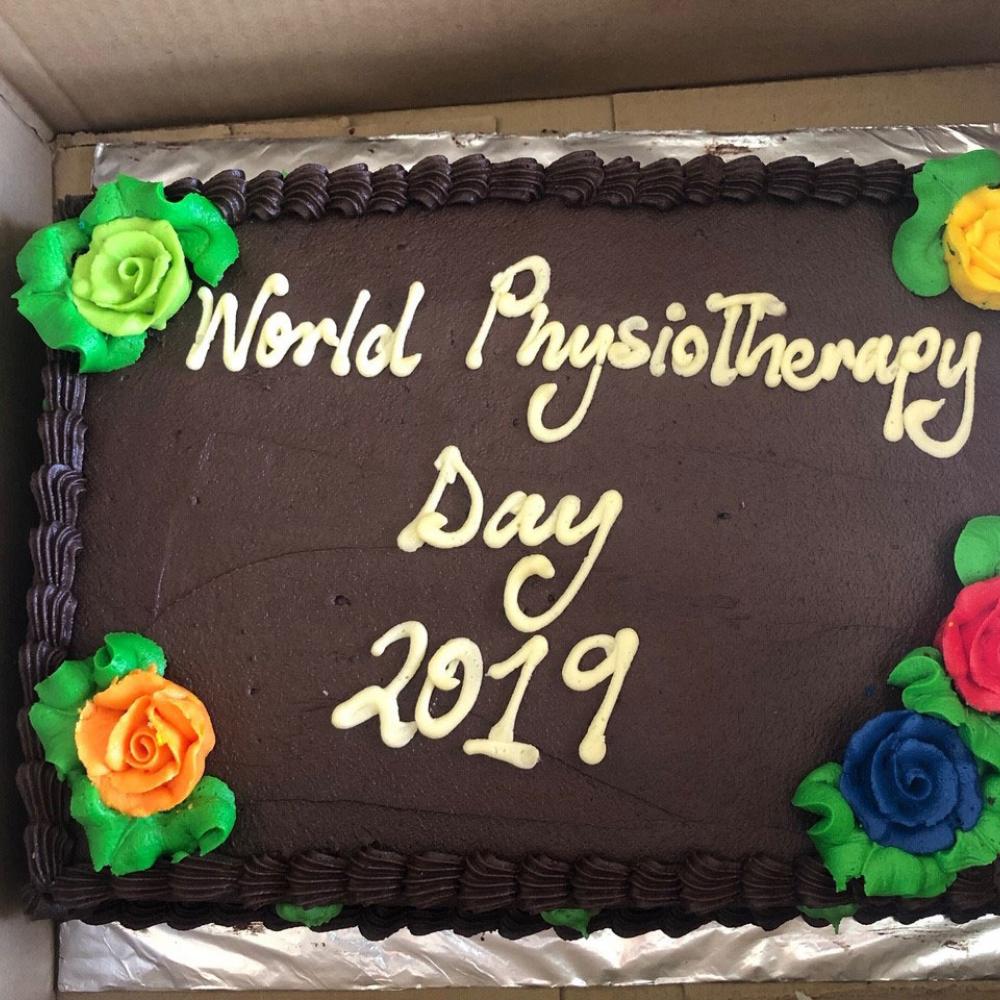 Photograph showing a celebration held in Fiji to mark World PT Day 2019