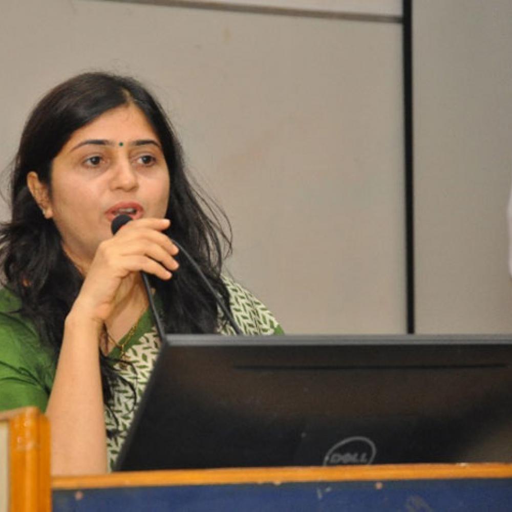 Photograph showing a celebration held in India to mark World PT Day 2019