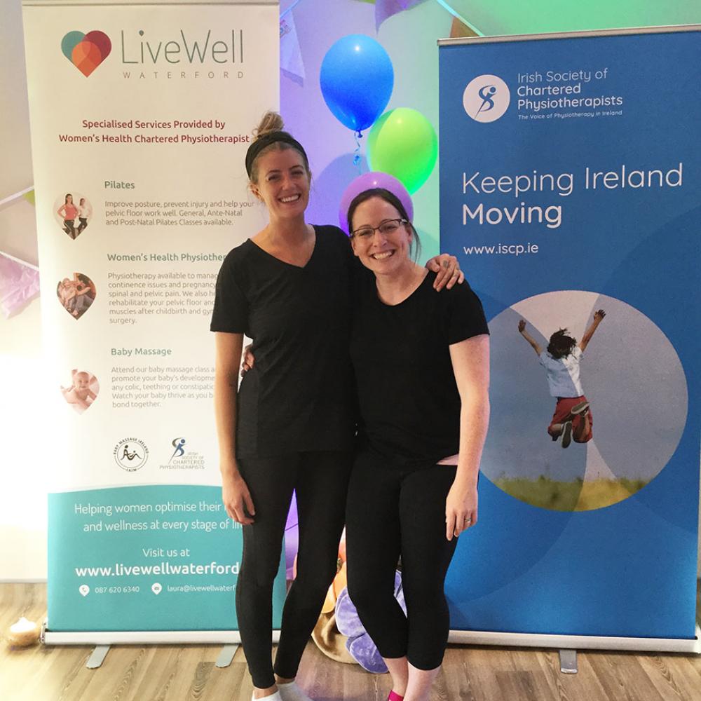 Photograph showing a celebration held in Ireland to mark World PT Day 2019