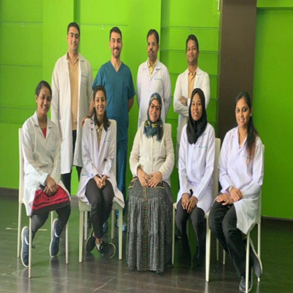 Photograph showing a celebration held in Oman to mark World PT Day 2019