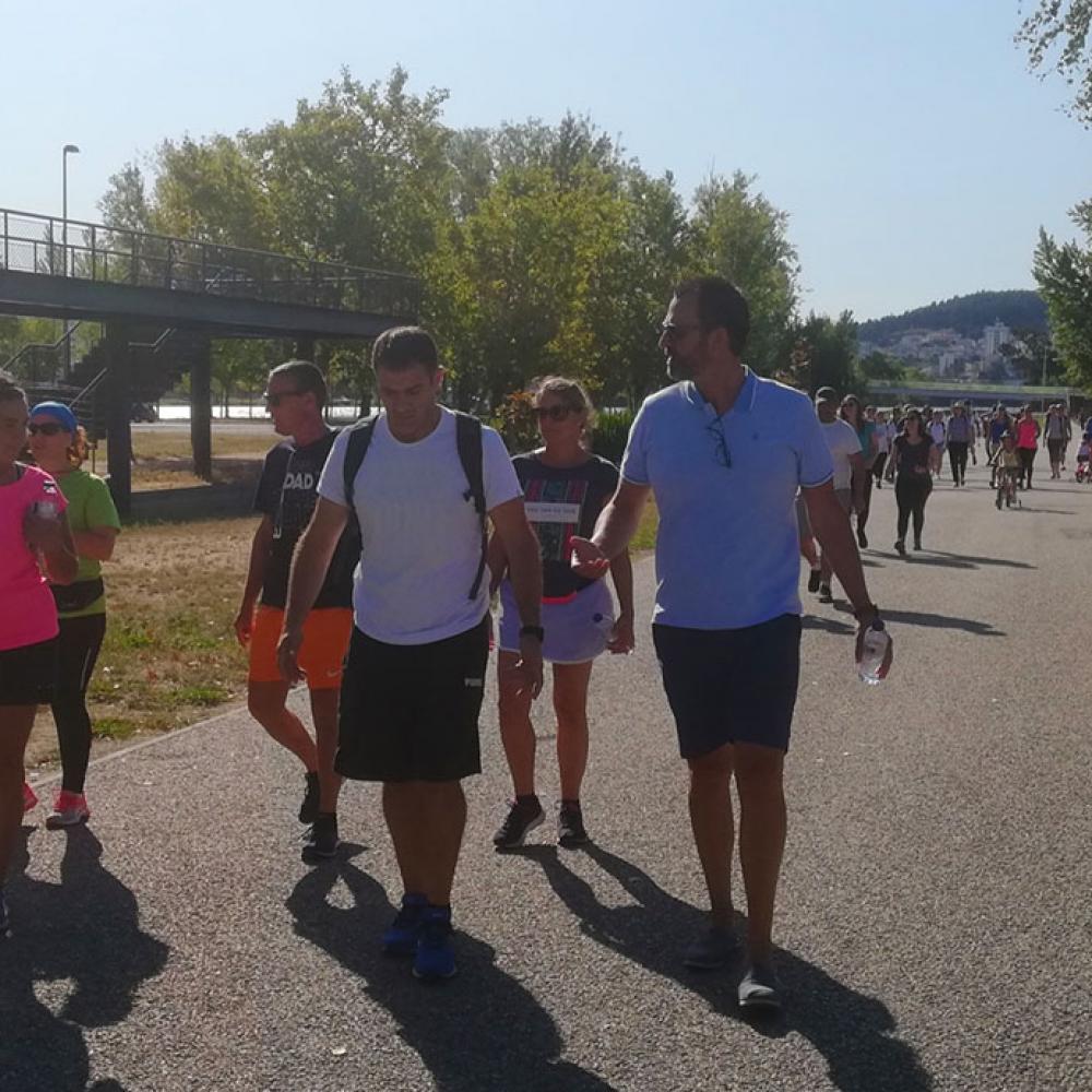 Photograph showing a celebration held in Portugal to mark World PT Day 2019