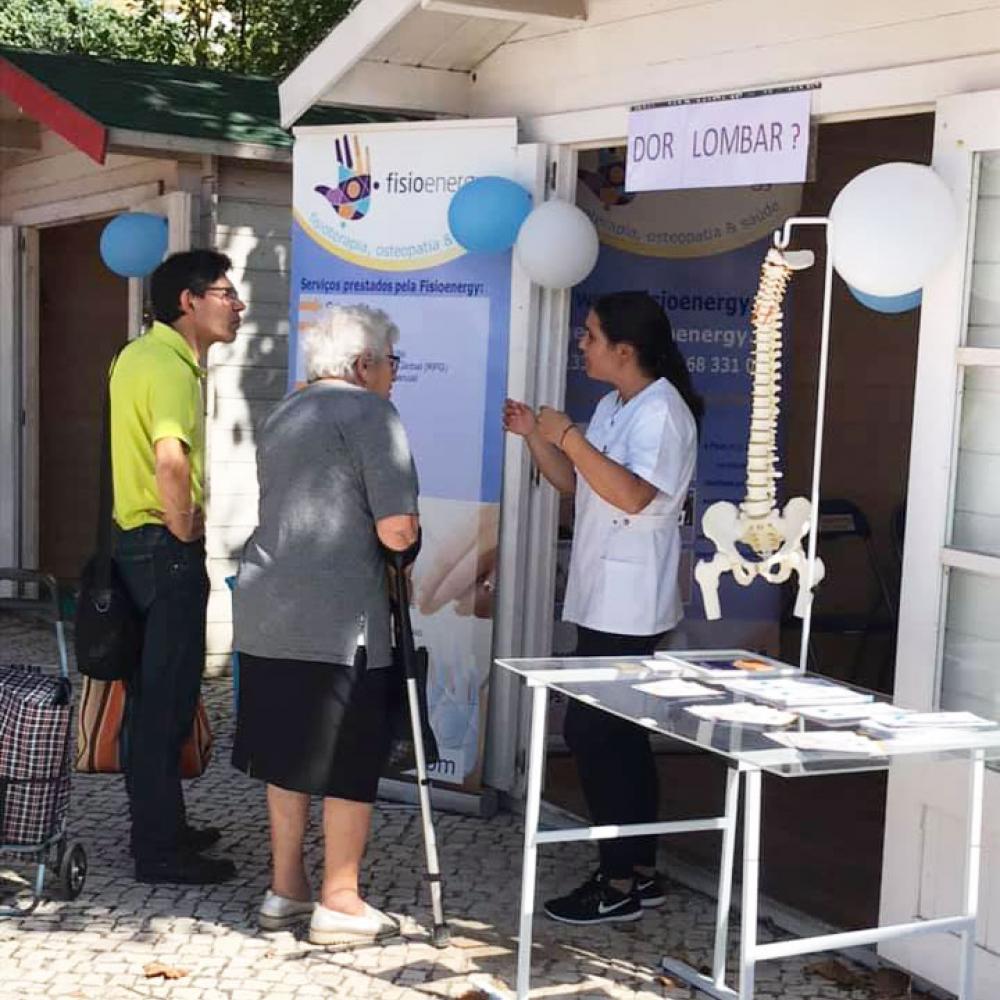 Photograph showing a celebration held in Portugal to mark World PT Day 2019