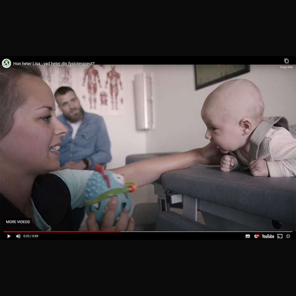 Image tirée de vidéos produites par l'Association suédoise des physiothérapeutes pour la Journée mondiale du PT 2021