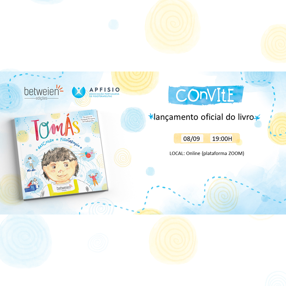 Cover of children's book "Tomás discovers Physiotherapy"